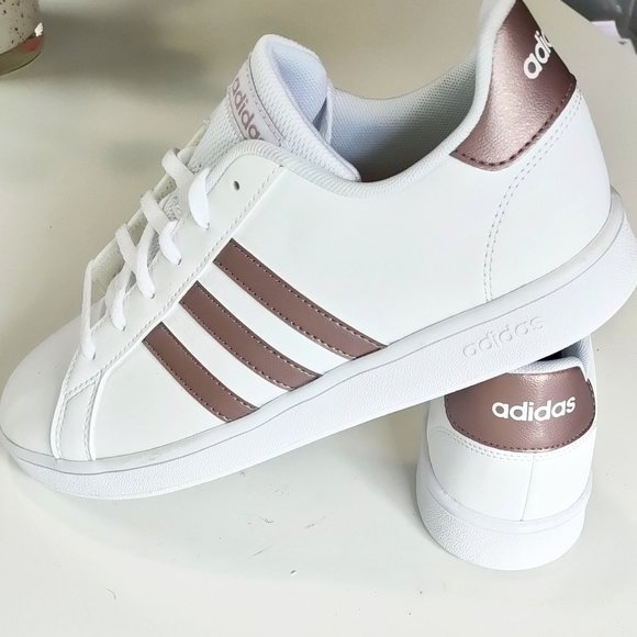 adidas grand court k rose 